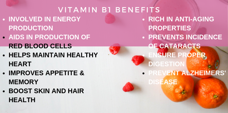 Vitamin b1 benefits in brief