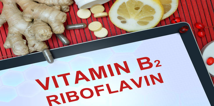 Riboflavin or vitamin b2 tablet