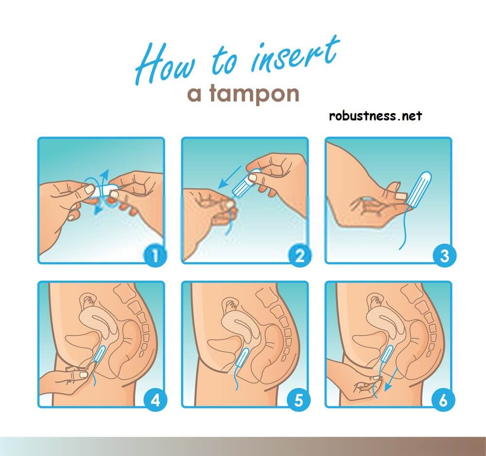 how to insert a tampon for beginner