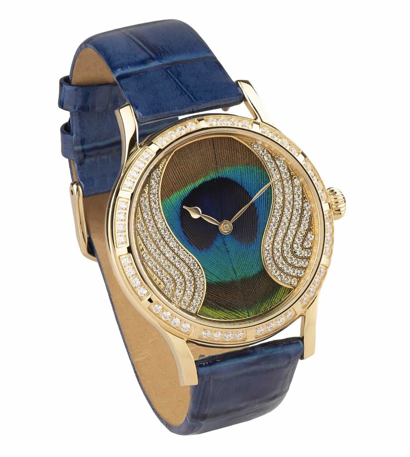 Jaipur watch peacock feature wrist watch