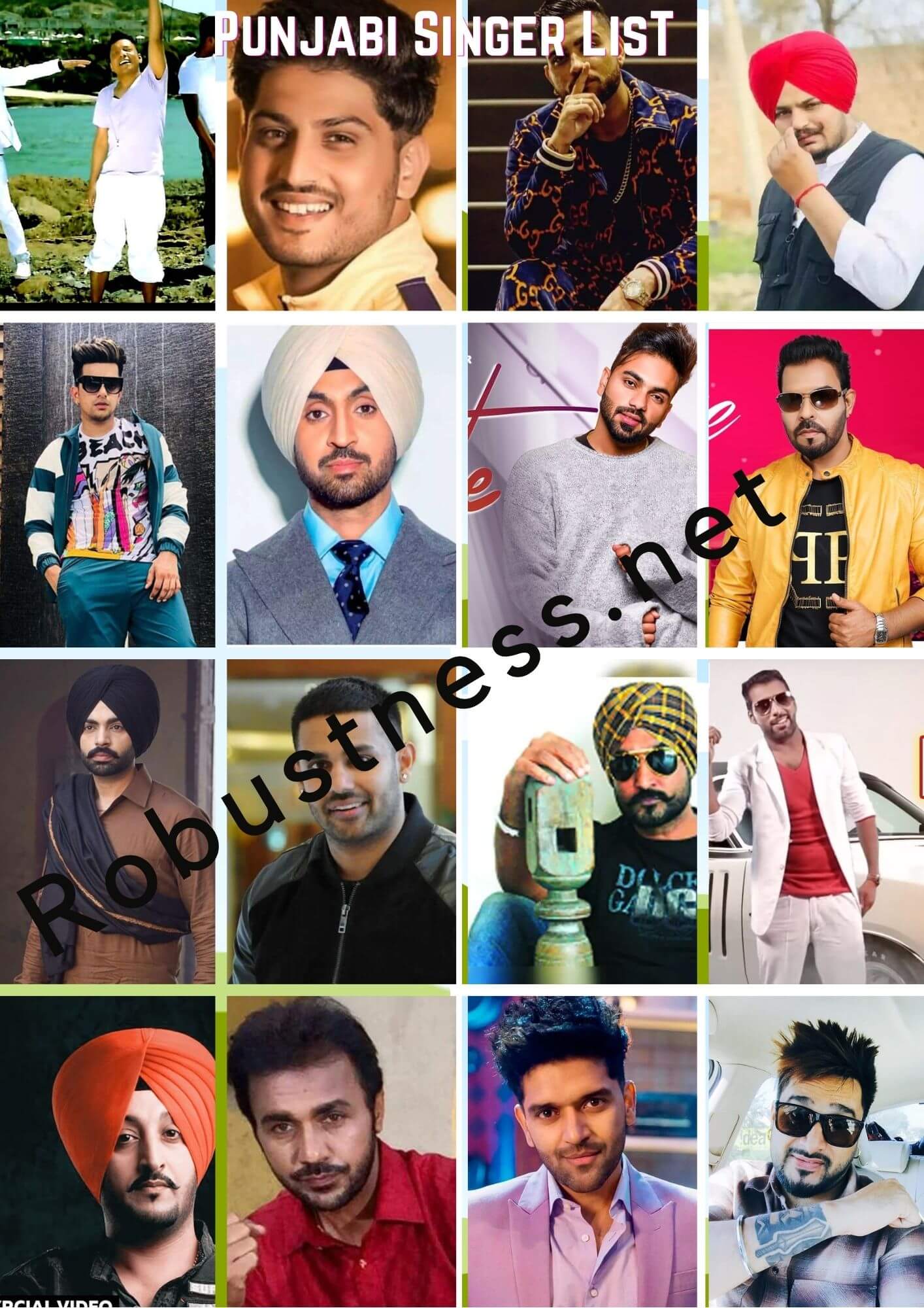 Top Punjabi Singer List | 55+ Famous Punjabi Singer Details with Image