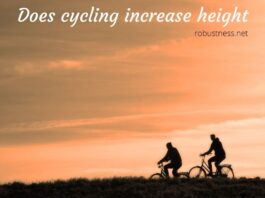 Does cycling increase height