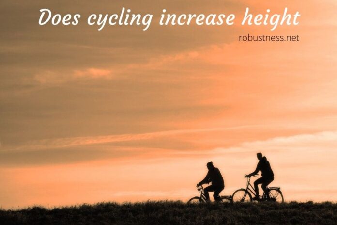 Does cycling increase height