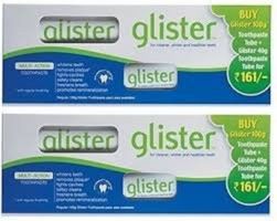 Amway Glister Regular & Herbal Whitening, Cavity Protection Toothpaste