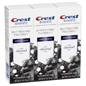 Crest Charcoal 3D White Toothpaste one of best fluoride toothpaste