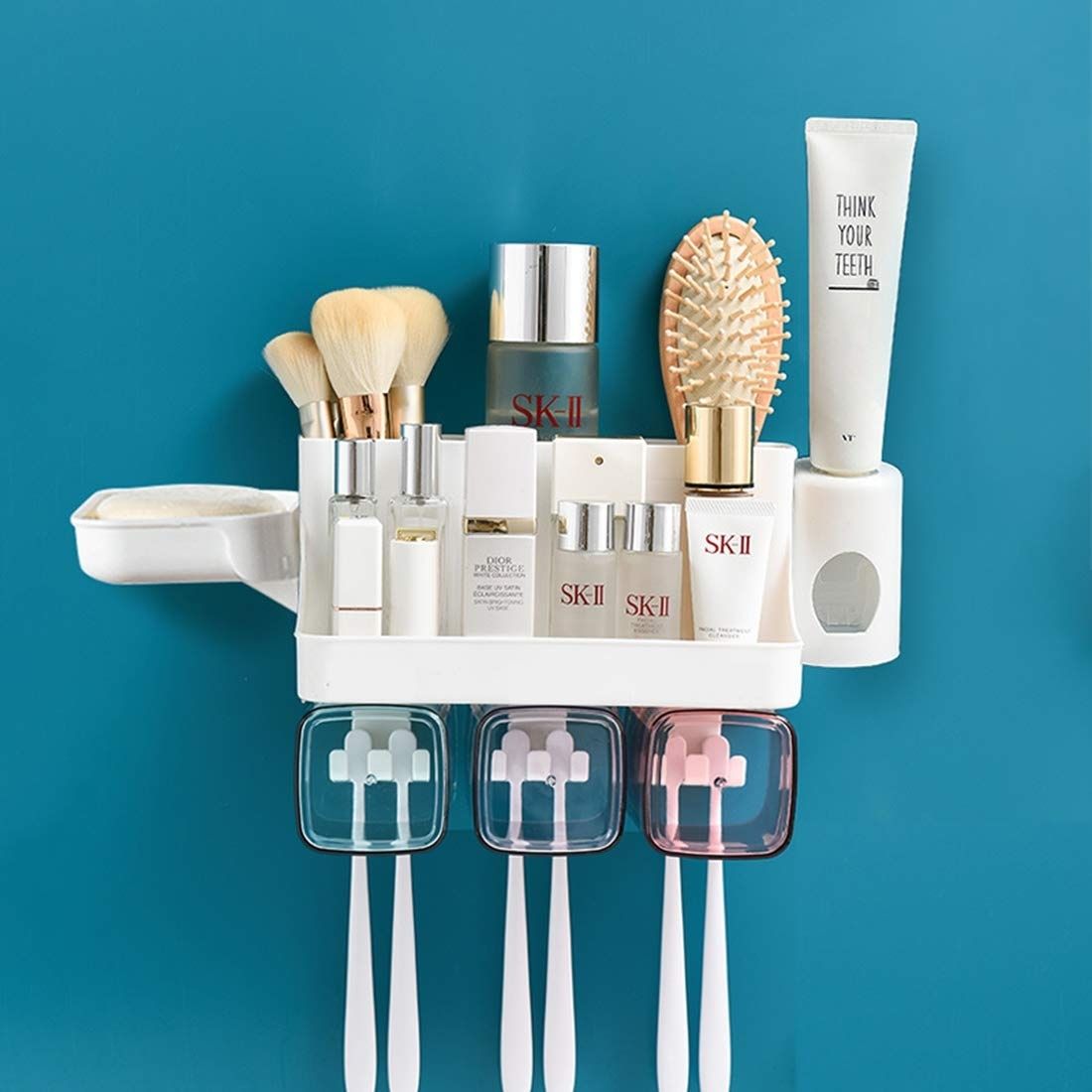 Maharsh Wall Mountable Durable and Stable Plastic Toothbrush Holder